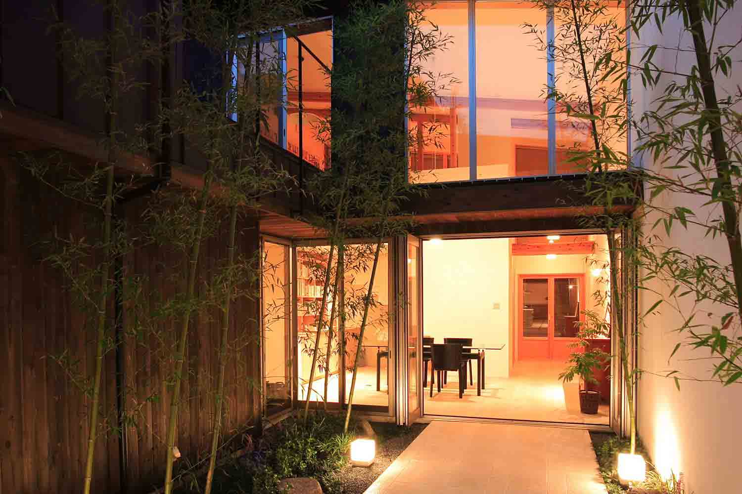 アーキシップス京都の建築家注文住宅　竹林風洞